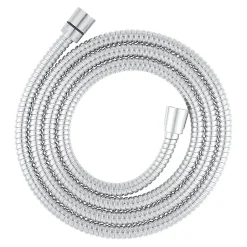 GoodHome Flexible de douche inox chromé 2 m* Pommeau De Douche, Flexible Et Barre De Douche