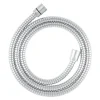 GoodHome Flexible de douche inox chromé 1,5 m* Pommeau De Douche, Flexible Et Barre De Douche