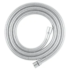GoodHome Flexible de douche laiton chromé 2 m* Pommeau De Douche, Flexible Et Barre De Douche