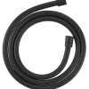 GoodHome Flexible de douche noir PVC 1,75 m* Pommeau De Douche, Flexible Et Barre De Douche