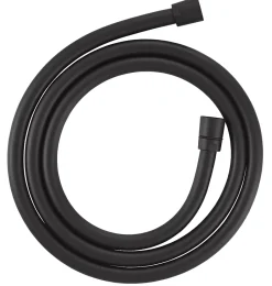 GoodHome Flexible de douche noir PVC 1,75 m* Pommeau De Douche, Flexible Et Barre De Douche