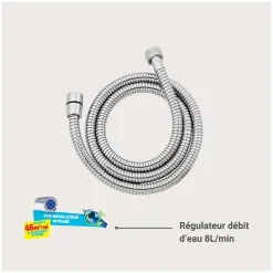 Mob-In Flexible en acier inoxydable AXON* Colonne De Douche Sans Robinetterie