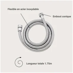 Mob-In Flexible en acier inoxydable AXON