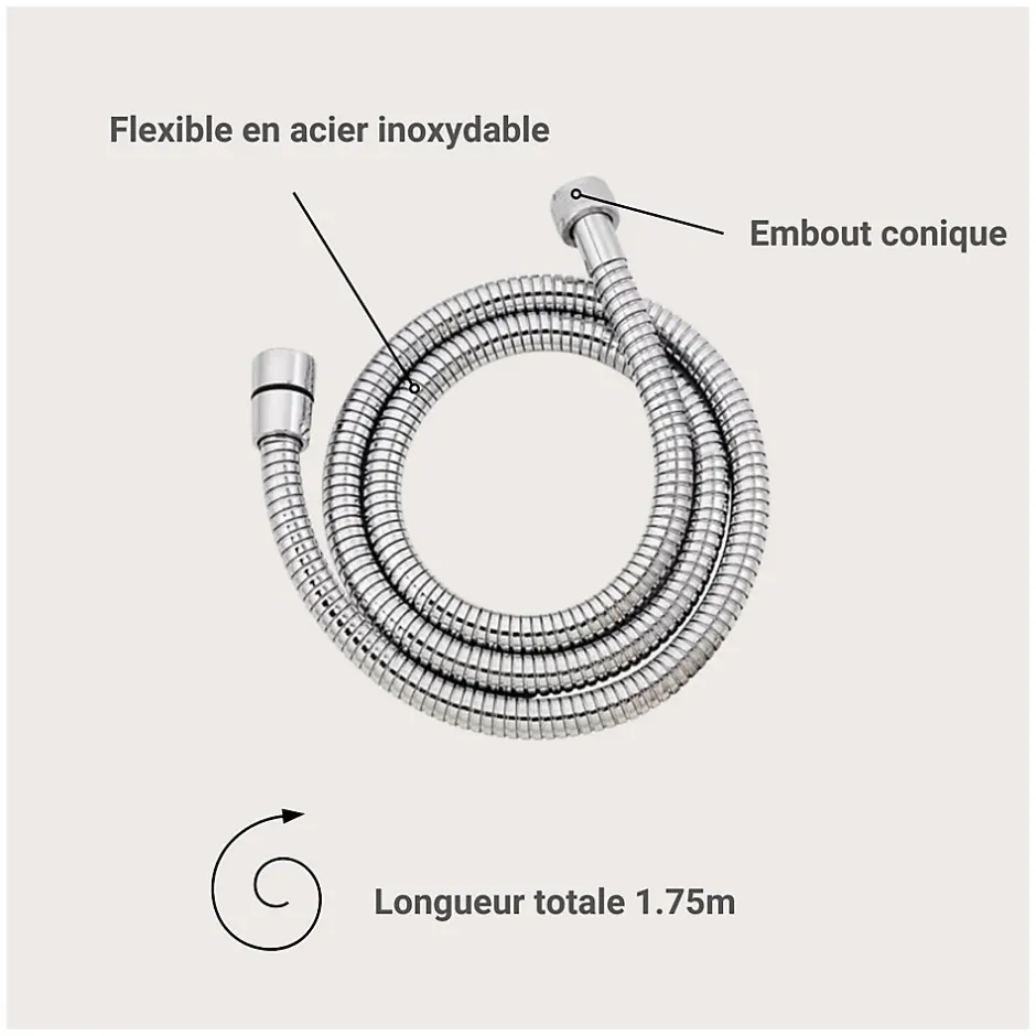 Mob-In Flexible en acier inoxydable AXON