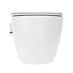 Swiss Aqua Technologies Fusion WC japonais suspendu sans bride, chasse d'eau Vortex + abattant SoftClose, blanc (SATFUS11BFC)