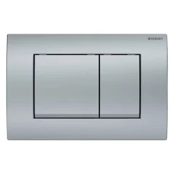 Geberit Delta30 plaque de déclenchement double touche, chrome mat (115.137.46.1)* Wc Suspendu