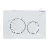 Geberit Delta20 plaque de déclenchement double touche, blanc alpin (115.127.11.1)* Wc Suspendu