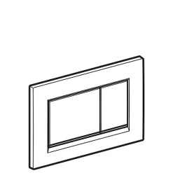 Geberit Sigma30 Plaque de déclenchement à double touche pour chasse d'eau (115.883.KM.1)