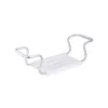 MSV Grand siège de baignoire extensible 5070cm Blanc Max 120kg
