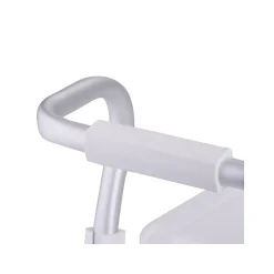 MSV Grand siège de baignoire extensible 5070cm Blanc Max 120kg
