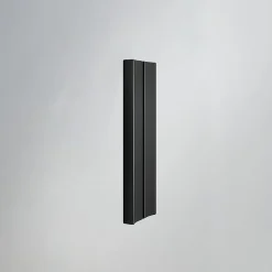 Grand Verre Cabine de douche style industriel avec porte coulissante 100x195 et paroi latérale 80x195 accessoires en noir mat* Cabine De Douche