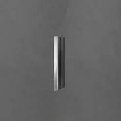 Grand Verre Cabine de douche style industriel avec porte coulissante 150 cm et paroi latérale 80 cm accessoires chromés* Cabine De Douche