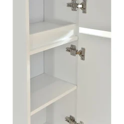 Stano Grande armoire de rangement LINEA hauteur 120 cm melamine blanc