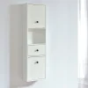 Stano Grande armoire de rangement ARMARIA finition melamine blanc 120 cm