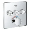 Grohe - Mitigeur encastré 3 sorties SmartControl - Façade carrée
