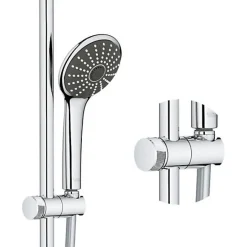 Grohe Colonne de douche mitigeur thermostatique Vitalio Joy 260, tete de douche 260mm, douchette 3 jets, chromé, 26403002* Colonne De Douche Thermostatique