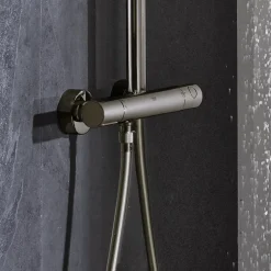 Grohe Colonne de douche thermostatique Euphoria System 310 Hard Graphite brossé 26075AL0* Colonne De Douche Thermostatique