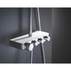 Grohe Colonne de douche XXL thermostatique Euphoria SmartControl System 310 Blanc/chromé 26507LS0* Colonne De Douche Thermostatique