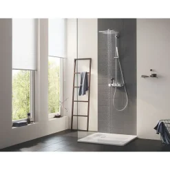 Grohe Colonne de douche XXL thermostatique Euphoria SmartControl System 310 Cube Duo chromé 26508000* Colonne De Douche Thermostatique
