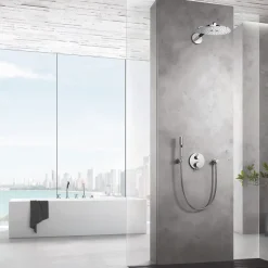 Grohe Douchette 1 jet Euphoria Cosmopolitan avec flexible* Pommeau De Douche, Flexible Et Barre De Douche