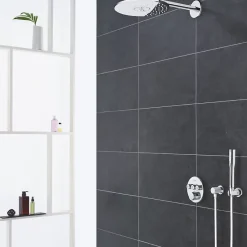 Grohe Douchette 1 jet Euphoria Cosmopolitan avec flexible* Pommeau De Douche, Flexible Et Barre De Douche