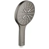 Grohe Douchette 3 jets Rainshower smartactive 130 Hard Graphite Brossé* Pommeau De Douche, Flexible Et Barre De Douche