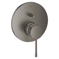 Grohe Essence mitigeur mécanique 2 sorties avec inverseur, finition Hard Graphite Brossé (24058AL1)* Colonne De Douche Mécanique