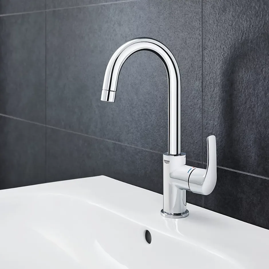 Grohe Eurosmart - Mitigeur monocommande pour lavabo 1/2" taille L (23537002)* Robinet Lavabo Et Vasque