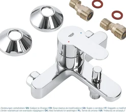 Grohe Mitigeur monocommande 1/2'' bain/douche, Chrome (MitigeurBD1)