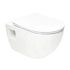 Grohe Pack WC Bâti-support Rapid SL + WC sans bride SAT + Abattant SoftClose + Plaque Noir mat (RapidSL-Project-KF0)* Wc Suspendu