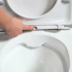 Grohe Pack WC Rapid SL + Cuvette sans bride SAT, fixations invisibles + Plaque Noir mat (RapidSL082-SATrimless-KF0)
