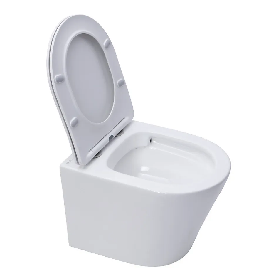 Grohe Pack WC Rapid SL + WC Swiss Aqua Technologies Infinitio sans bride + Plaque Arena chrome + Set d'habillage* Wc Suspendu