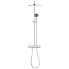 Grohe Quickfix Colonne de douche thermostatique XXL Round 250 + Douchette 2 jets, Chrome (26816022)* Colonne De Douche Hydromassante