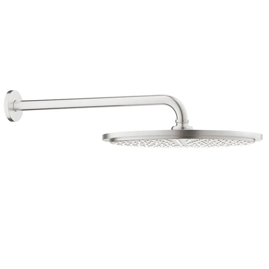 Grohe RAINSHOWER COSMOPOLITAN 310 - Ensemble douche de tête, SuperSteel (26066DC0)* Colonne De Douche Sans Robinetterie