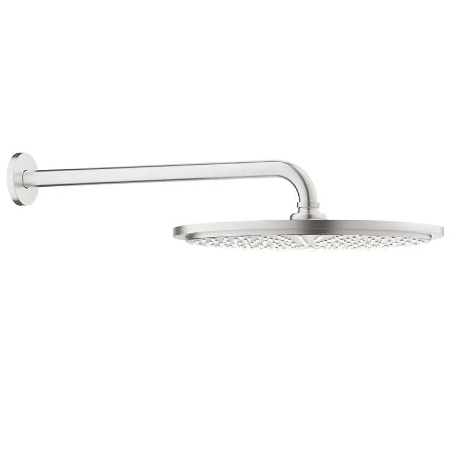 Grohe RAINSHOWER COSMOPOLITAN 310 - Ensemble douche de tête, SuperSteel (26066DC0)* Colonne De Douche Sans Robinetterie