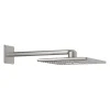 Grohe Rainshower Smartactive 310 Cube Set douche de tête 2 jets et bras 430mm, Supersteel (26479DC0)* Colonne De Douche Sans Robinetterie