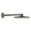 Grohe Rainshower Smartactive 310 Set de douche de tête ronde et bras 430mm, 2 jets, Hard graphite (26475A00)* Colonne De Douche Sans Robinetterie