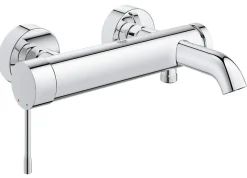 Grohe Set bain/douche Mitigeur mécanique Essence + Douchette stick 1 jet Euphoria Cosmopolitan, Chrome (33624001-Euphoria)