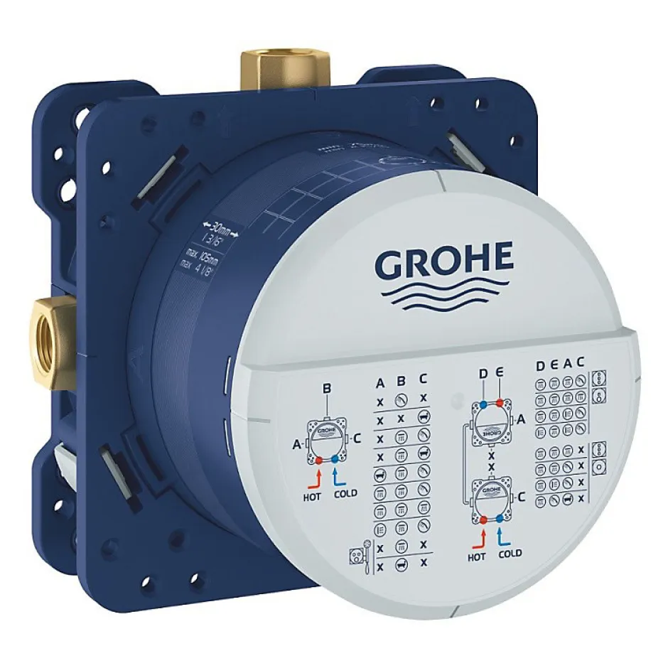 Grohe Set mitigeur de douche à encastrer Grohtherm Cube Rainshower Allure 230