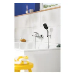 Grohe Vitalio Comfort 110 Set de douche avec support mural + Douchette 2 jets, chrome (G26399001)
