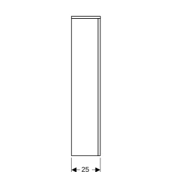 Geberit Habillage bâti-support blanc Lineo