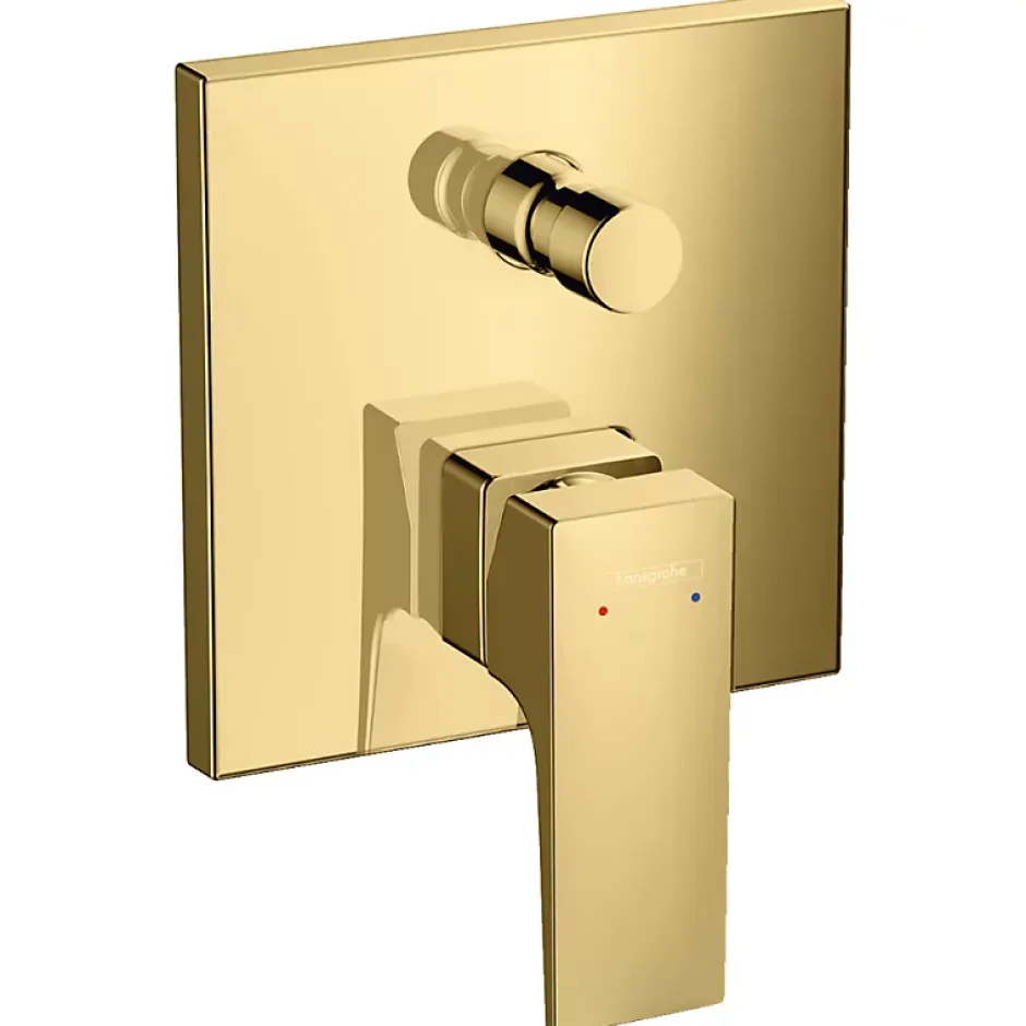 Hansgrohe Façade Metropol mitigeur bain douche encastré Aspect doré poli avec corps encastré et outil* Robinet De Douche