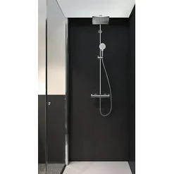 Hansgrohe Showerpipe Crometta E 240 Set de douche 1 jet, Chrome