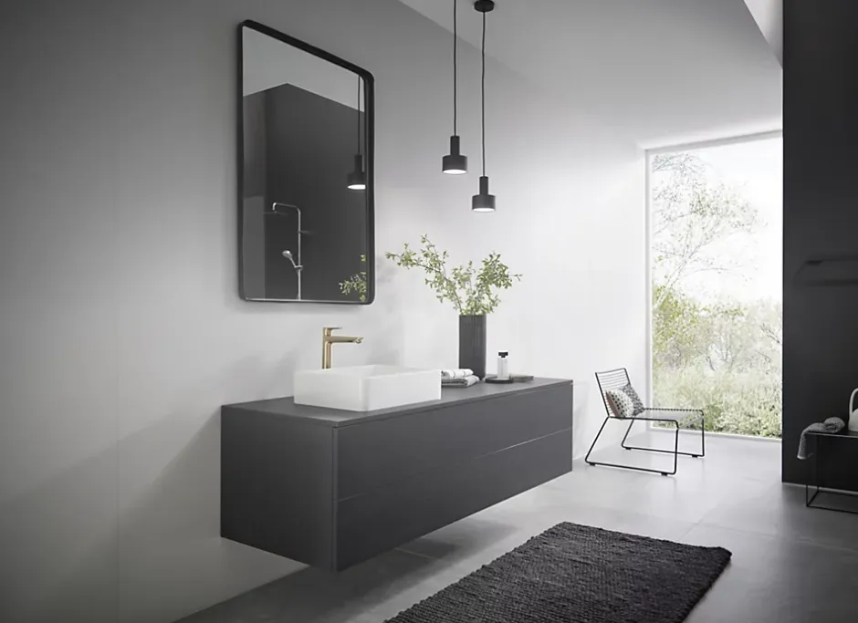 Hansgrohe Talis E 240 Mitigeur de lavabo bronze brossé, sans tirette ni vidage (71717140)* Robinet Lavabo Et Vasque