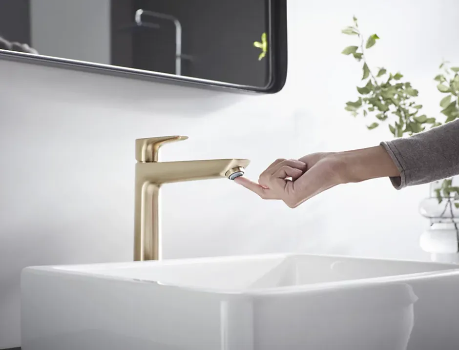 Hansgrohe Talis E 240 Mitigeur de lavabo bronze brossé, sans tirette ni vidage (71717140)* Robinet Lavabo Et Vasque