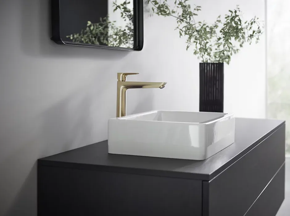 Hansgrohe Talis E 240 Mitigeur de lavabo bronze brossé, sans tirette ni vidage (71717140)* Robinet Lavabo Et Vasque