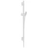 Hansgrohe Unica Barre de douche S Puro 65 cm avec flexible de douche, Blanc mat (28632700)