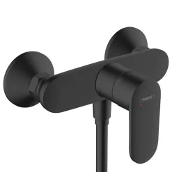 Hansgrohe Vernis Blend Mitigeur de douche avec cartouche en céramique, Noir mat (HG-71640670)* Robinet De Douche