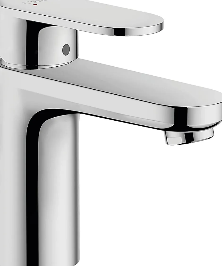 Hansgrohe Vernis Blend Mitigeur de lavabo, avec cartouche en céramique, sans tirette ni vidage, Chrome (71558000)* Robinet Lavabo Et Vasque