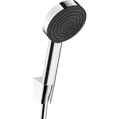 Hansgrohe Vernis Blend Set Mitigeur de douche + Douchette à main XXL 105mm 3 jets + Flexible de douche 125cm, support mural